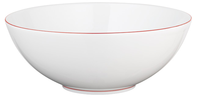 Saladier petit modèle rouge vermillon - Raynaud